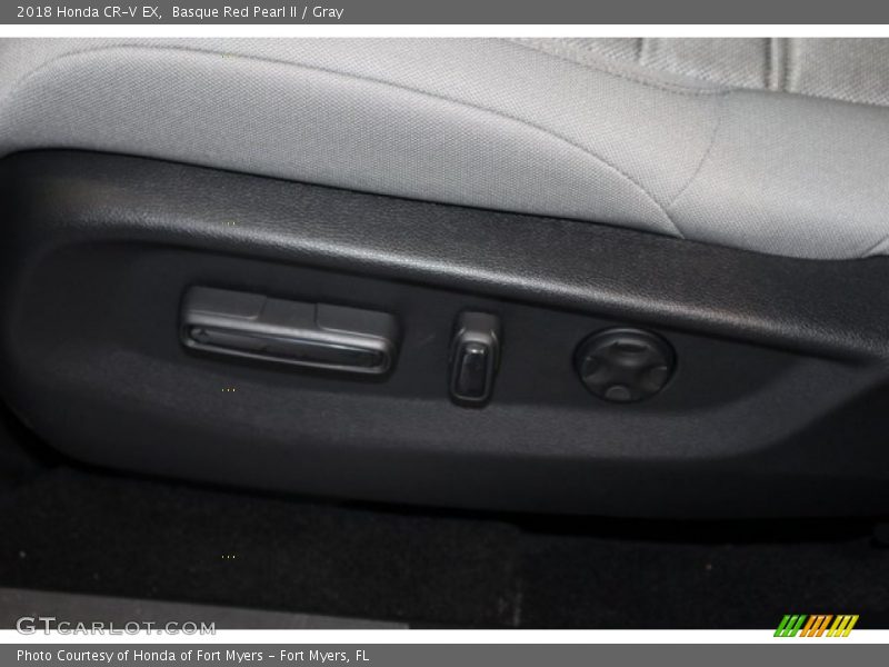 Basque Red Pearl II / Gray 2018 Honda CR-V EX