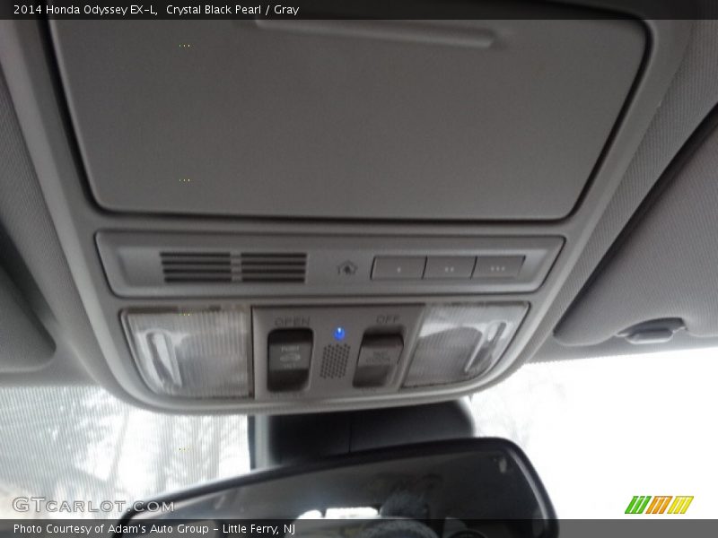 Crystal Black Pearl / Gray 2014 Honda Odyssey EX-L