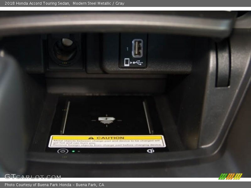 Modern Steel Metallic / Gray 2018 Honda Accord Touring Sedan