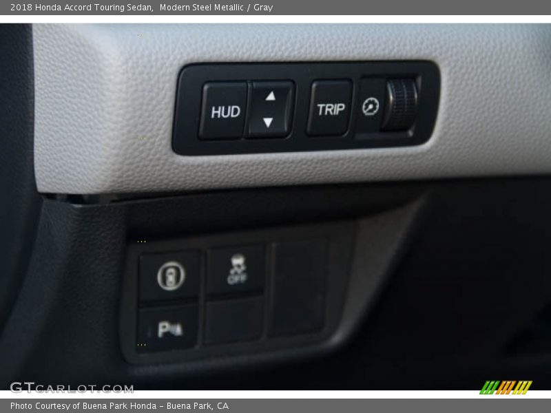 Modern Steel Metallic / Gray 2018 Honda Accord Touring Sedan