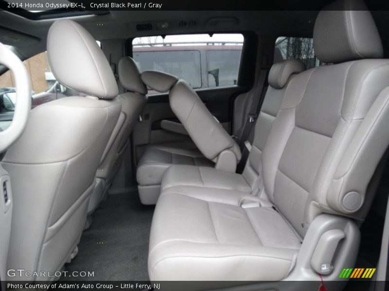 Crystal Black Pearl / Gray 2014 Honda Odyssey EX-L