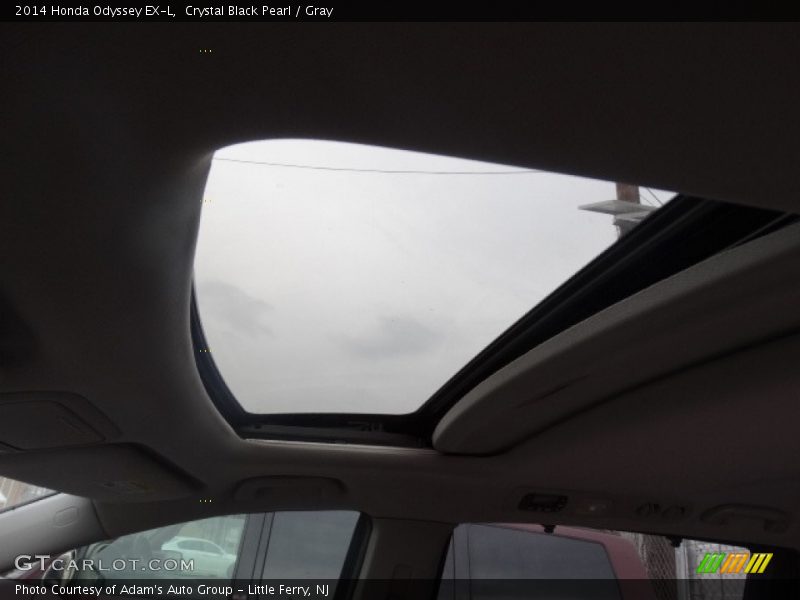 Crystal Black Pearl / Gray 2014 Honda Odyssey EX-L