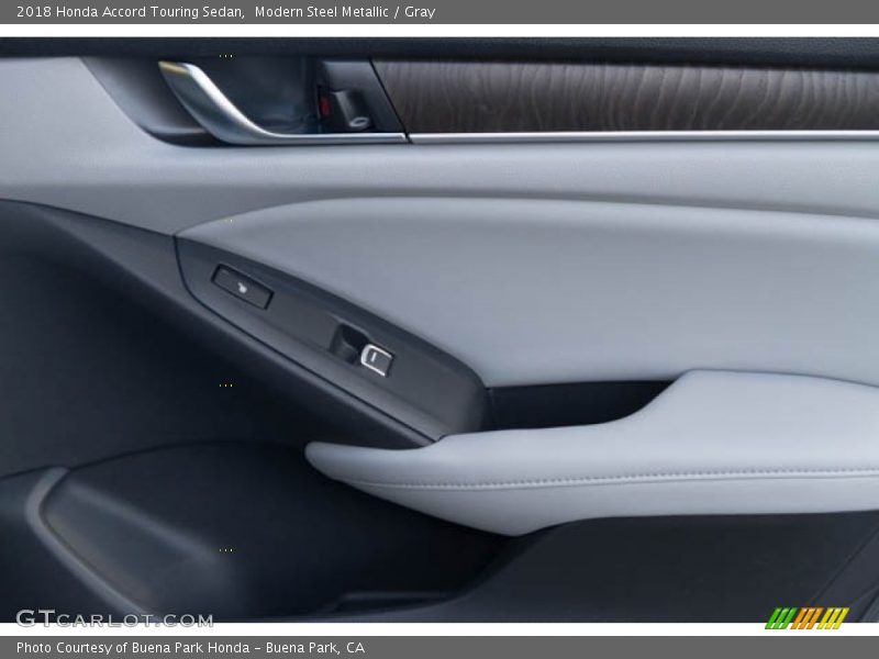 Modern Steel Metallic / Gray 2018 Honda Accord Touring Sedan