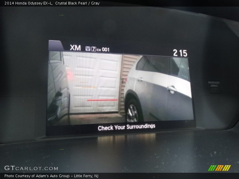 Crystal Black Pearl / Gray 2014 Honda Odyssey EX-L