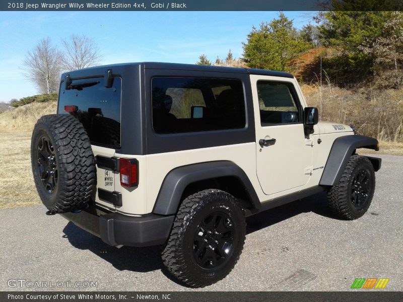 Gobi / Black 2018 Jeep Wrangler Willys Wheeler Edition 4x4