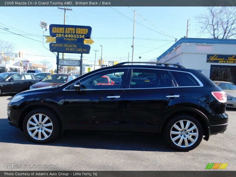 Brilliant Black / Black 2008 Mazda CX-9 Grand Touring AWD