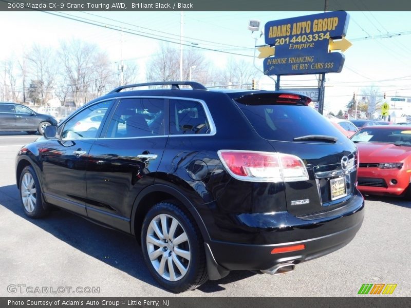 Brilliant Black / Black 2008 Mazda CX-9 Grand Touring AWD