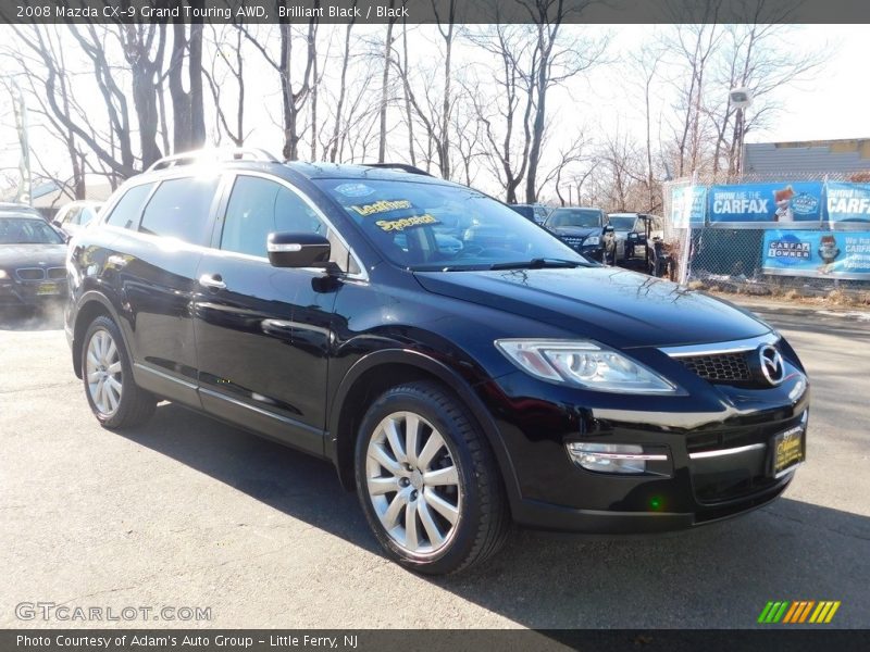 Brilliant Black / Black 2008 Mazda CX-9 Grand Touring AWD