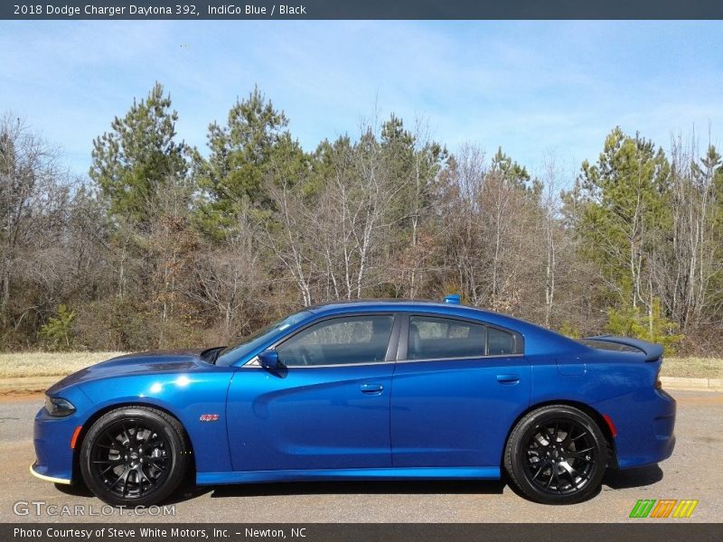 IndiGo Blue / Black 2018 Dodge Charger Daytona 392