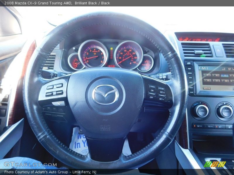 Brilliant Black / Black 2008 Mazda CX-9 Grand Touring AWD
