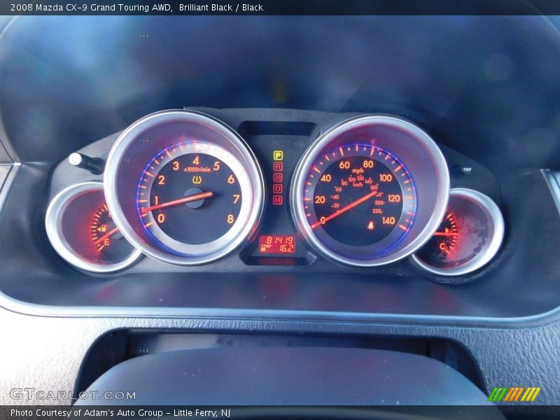 Brilliant Black / Black 2008 Mazda CX-9 Grand Touring AWD
