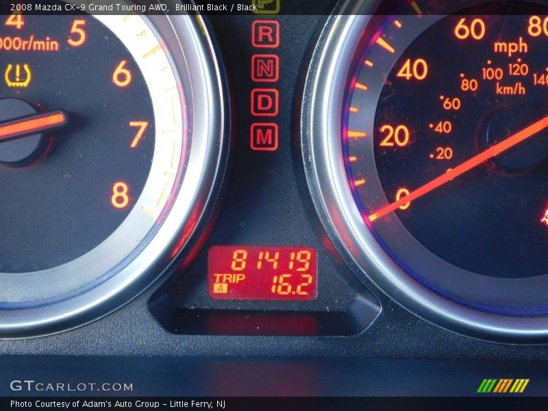 Brilliant Black / Black 2008 Mazda CX-9 Grand Touring AWD