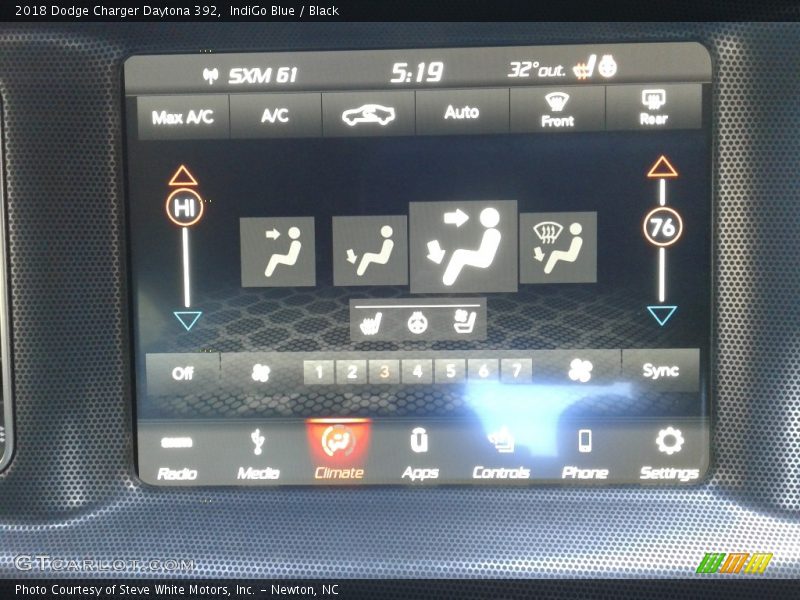 IndiGo Blue / Black 2018 Dodge Charger Daytona 392