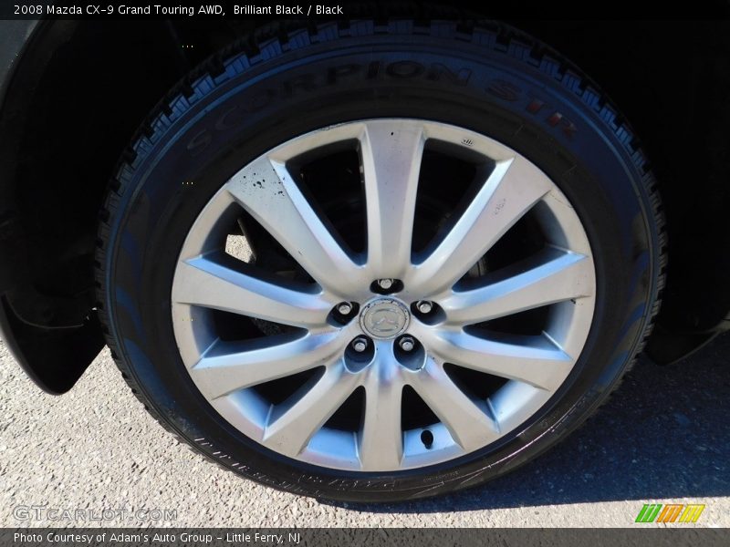 Brilliant Black / Black 2008 Mazda CX-9 Grand Touring AWD