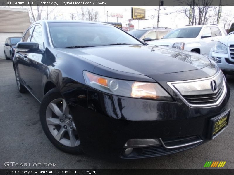 Crystal Black Pearl / Ebony 2012 Acura TL 3.5 Technology