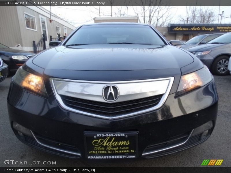 Crystal Black Pearl / Ebony 2012 Acura TL 3.5 Technology