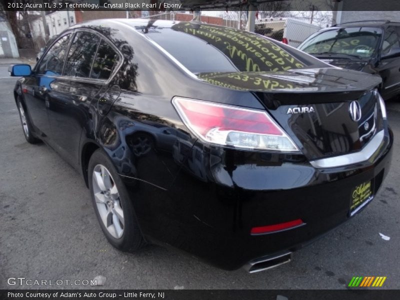 Crystal Black Pearl / Ebony 2012 Acura TL 3.5 Technology