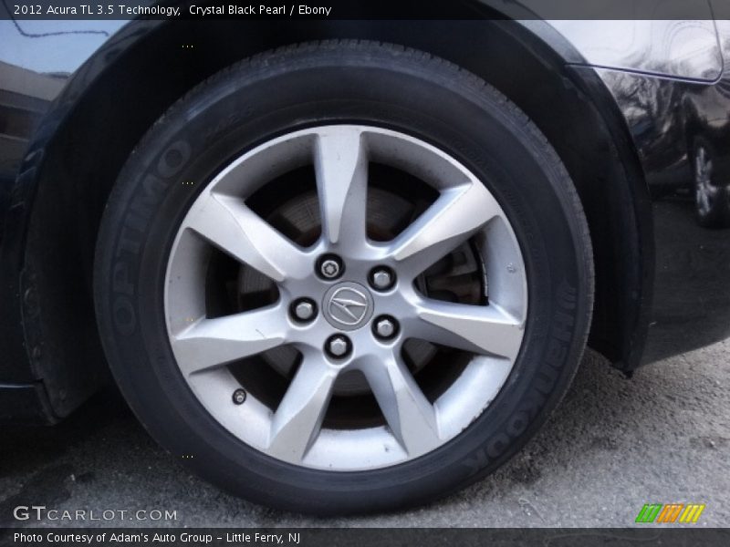 Crystal Black Pearl / Ebony 2012 Acura TL 3.5 Technology
