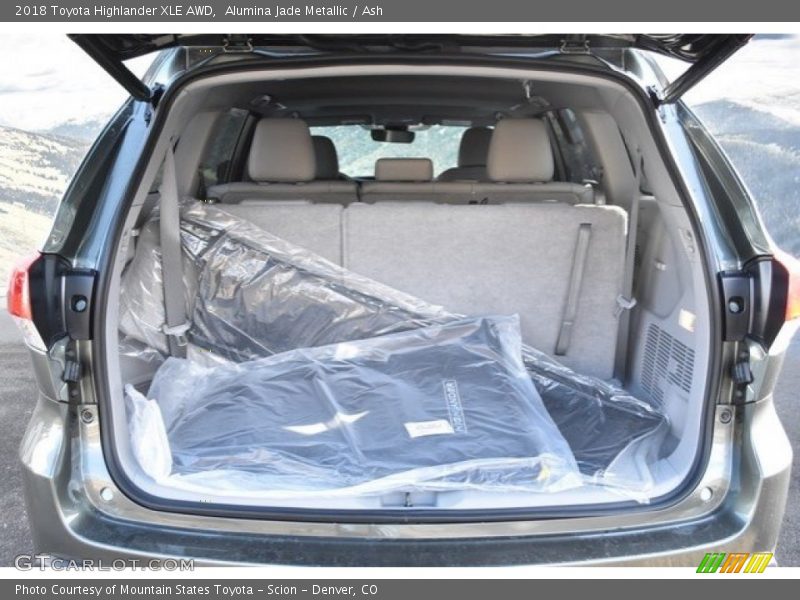 Alumina Jade Metallic / Ash 2018 Toyota Highlander XLE AWD