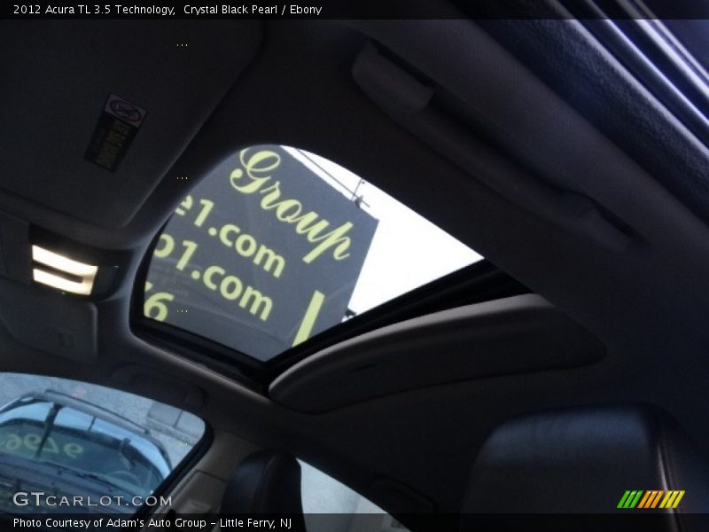 Crystal Black Pearl / Ebony 2012 Acura TL 3.5 Technology