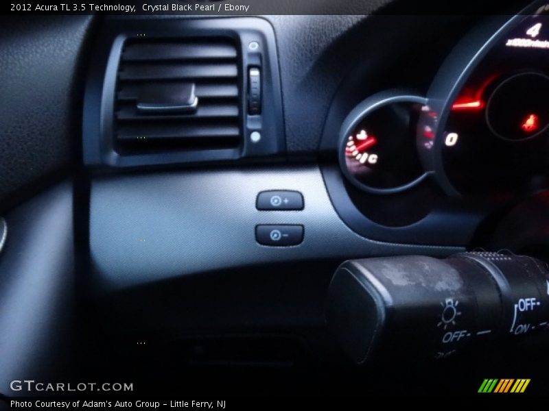Crystal Black Pearl / Ebony 2012 Acura TL 3.5 Technology