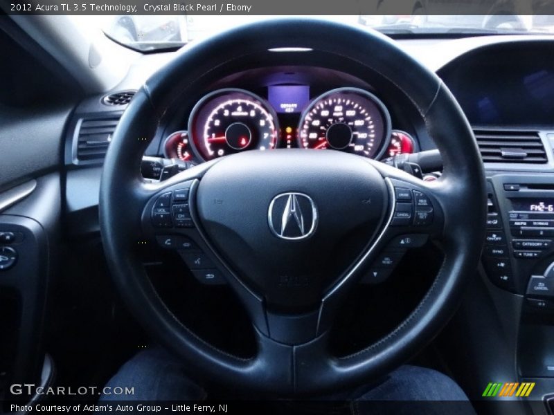 Crystal Black Pearl / Ebony 2012 Acura TL 3.5 Technology