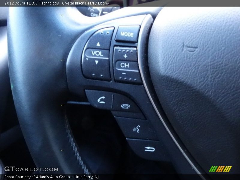 Crystal Black Pearl / Ebony 2012 Acura TL 3.5 Technology