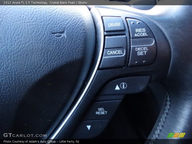Crystal Black Pearl / Ebony 2012 Acura TL 3.5 Technology