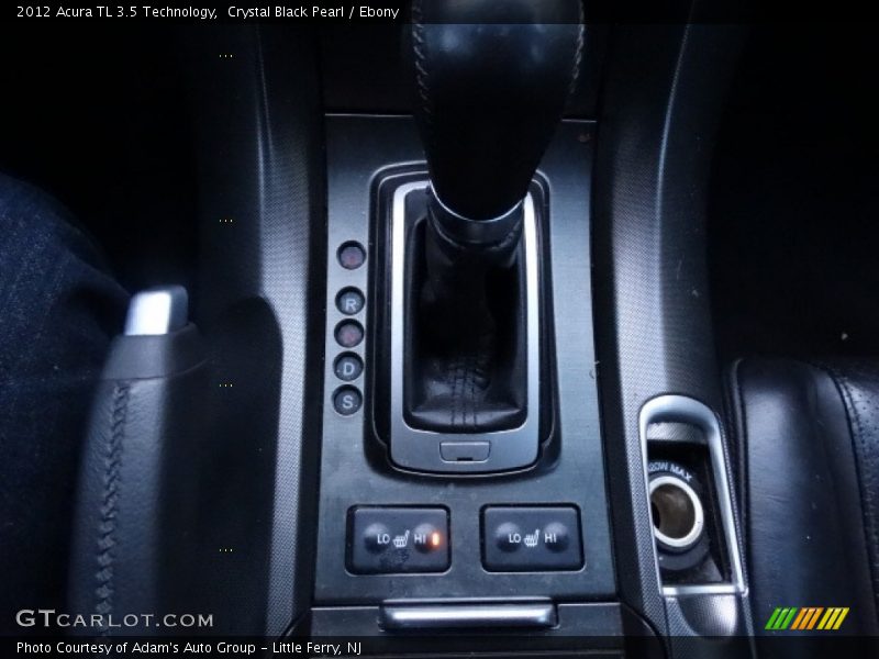 Crystal Black Pearl / Ebony 2012 Acura TL 3.5 Technology