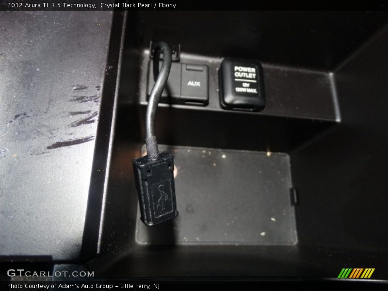 Crystal Black Pearl / Ebony 2012 Acura TL 3.5 Technology