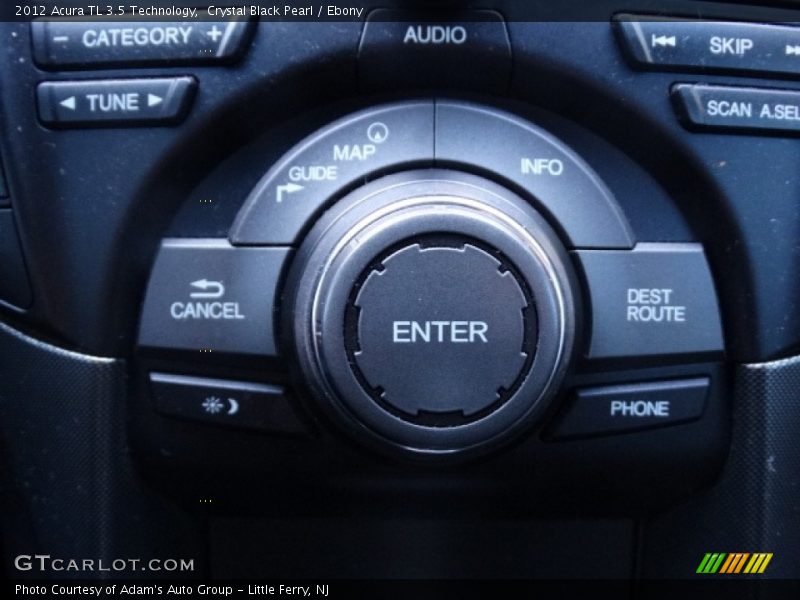 Crystal Black Pearl / Ebony 2012 Acura TL 3.5 Technology