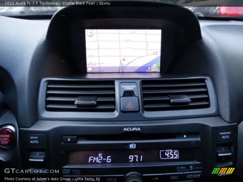 Crystal Black Pearl / Ebony 2012 Acura TL 3.5 Technology