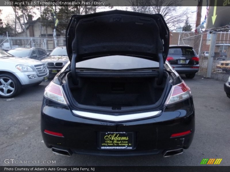 Crystal Black Pearl / Ebony 2012 Acura TL 3.5 Technology