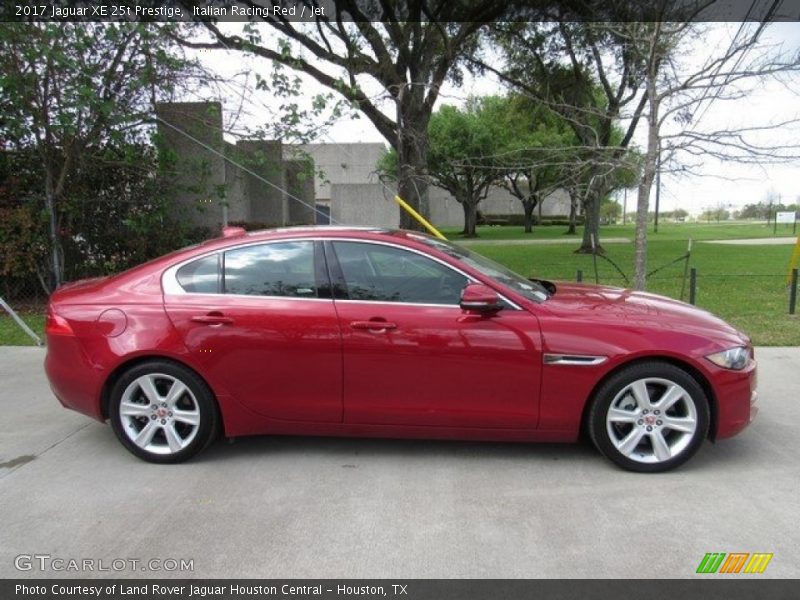 Italian Racing Red / Jet 2017 Jaguar XE 25t Prestige