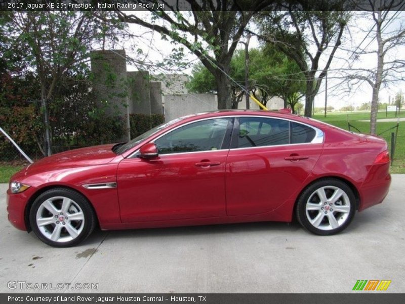 Italian Racing Red / Jet 2017 Jaguar XE 25t Prestige