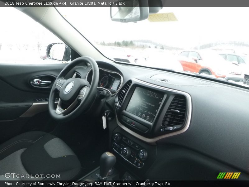 Granite Crystal Metallic / Black 2018 Jeep Cherokee Latitude 4x4