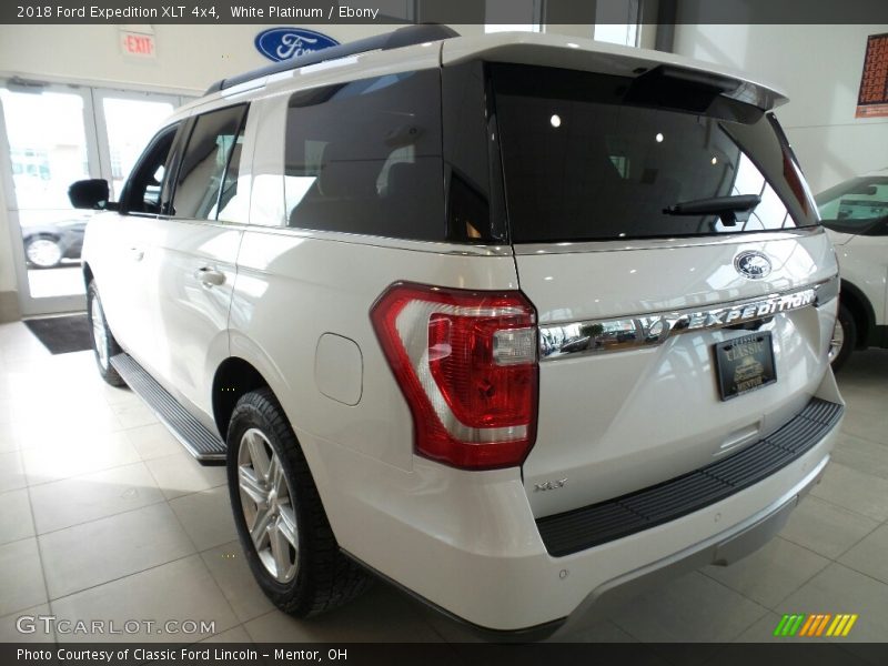 White Platinum / Ebony 2018 Ford Expedition XLT 4x4