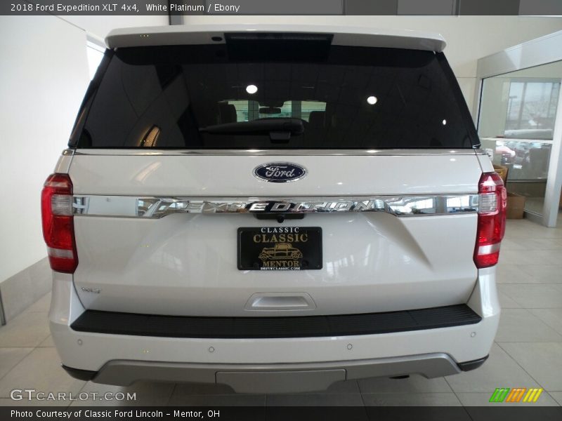 White Platinum / Ebony 2018 Ford Expedition XLT 4x4