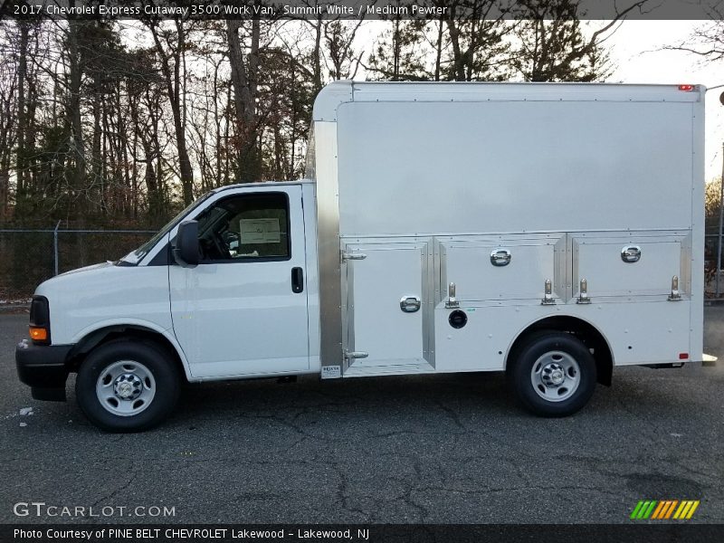 Summit White / Medium Pewter 2017 Chevrolet Express Cutaway 3500 Work Van