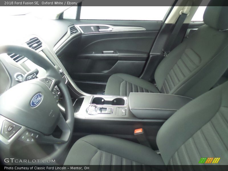 Oxford White / Ebony 2018 Ford Fusion SE