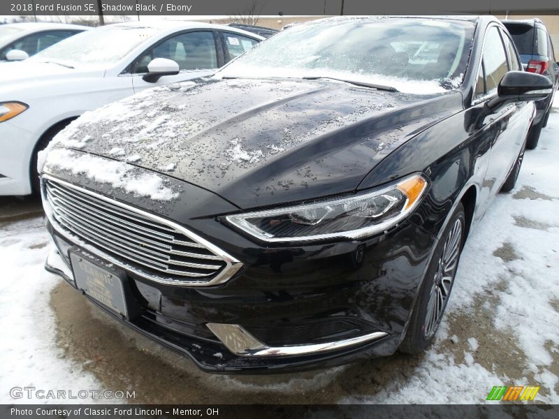 Shadow Black / Ebony 2018 Ford Fusion SE