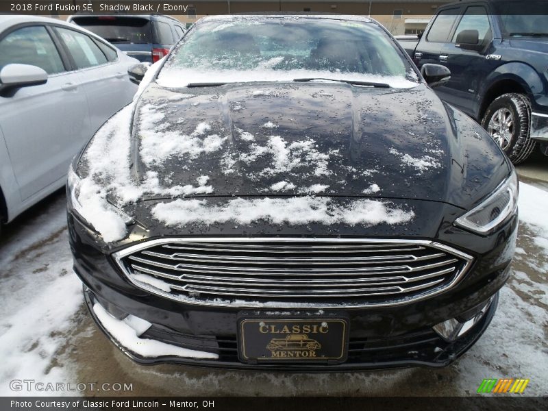 Shadow Black / Ebony 2018 Ford Fusion SE