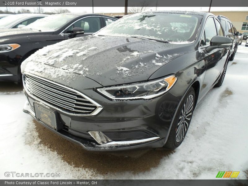 Magnetic / Ebony 2018 Ford Fusion SE
