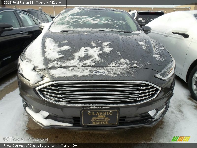 Magnetic / Ebony 2018 Ford Fusion SE