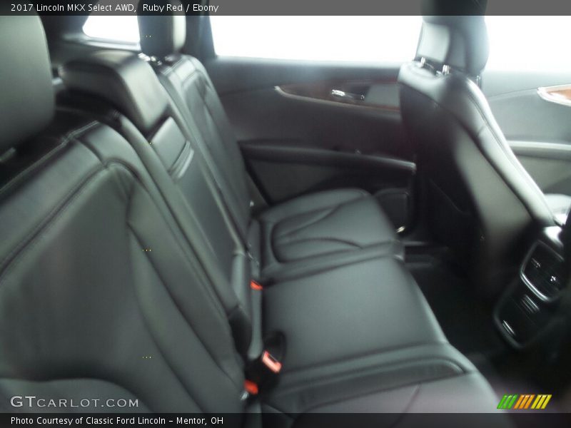 Ruby Red / Ebony 2017 Lincoln MKX Select AWD