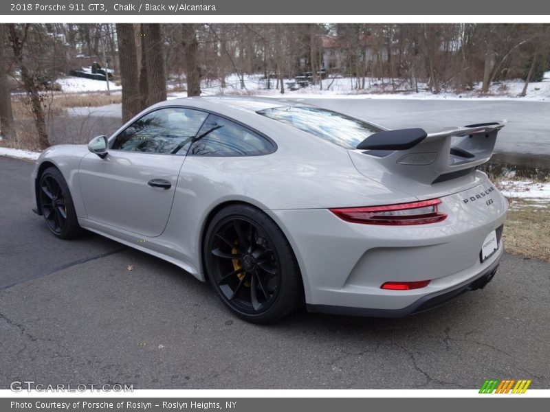 Chalk / Black w/Alcantara 2018 Porsche 911 GT3