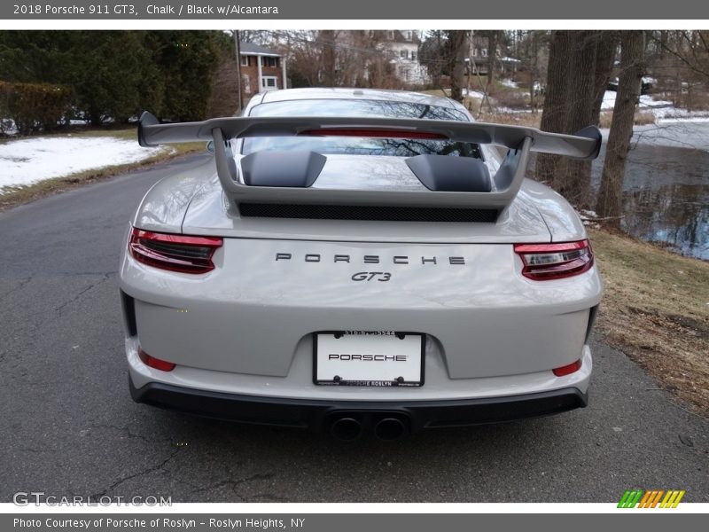 Chalk / Black w/Alcantara 2018 Porsche 911 GT3