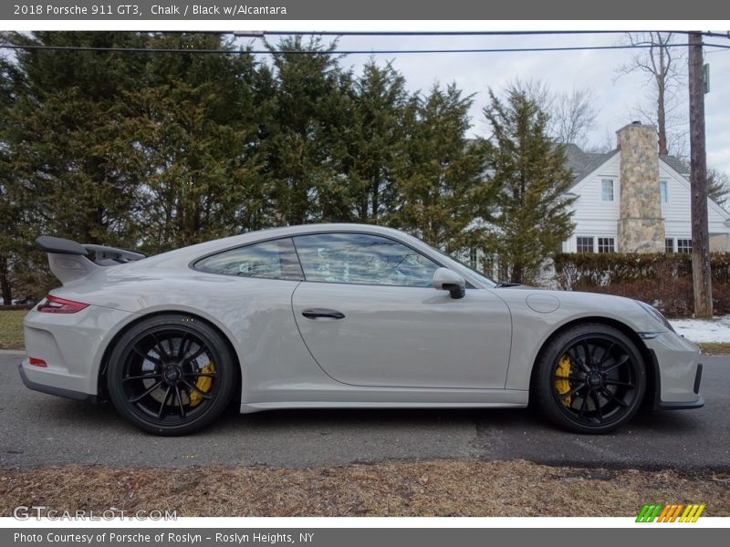 Chalk / Black w/Alcantara 2018 Porsche 911 GT3
