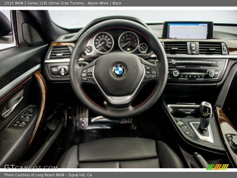 Alpine White / Black 2015 BMW 3 Series 328i xDrive Gran Turismo