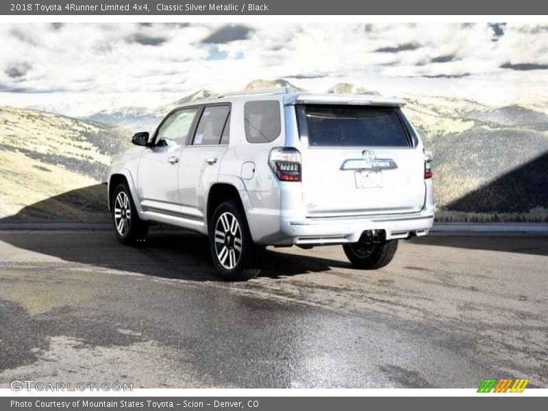 Classic Silver Metallic / Black 2018 Toyota 4Runner Limited 4x4